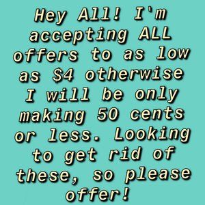 Trying to get rid of it all!